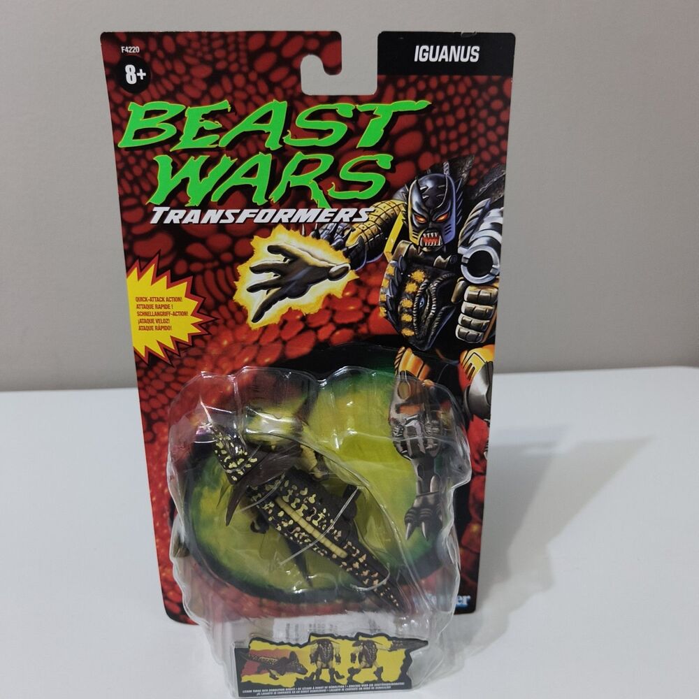 Hasbro Transformers Beast Wars Iguanus Action Figure Vintage